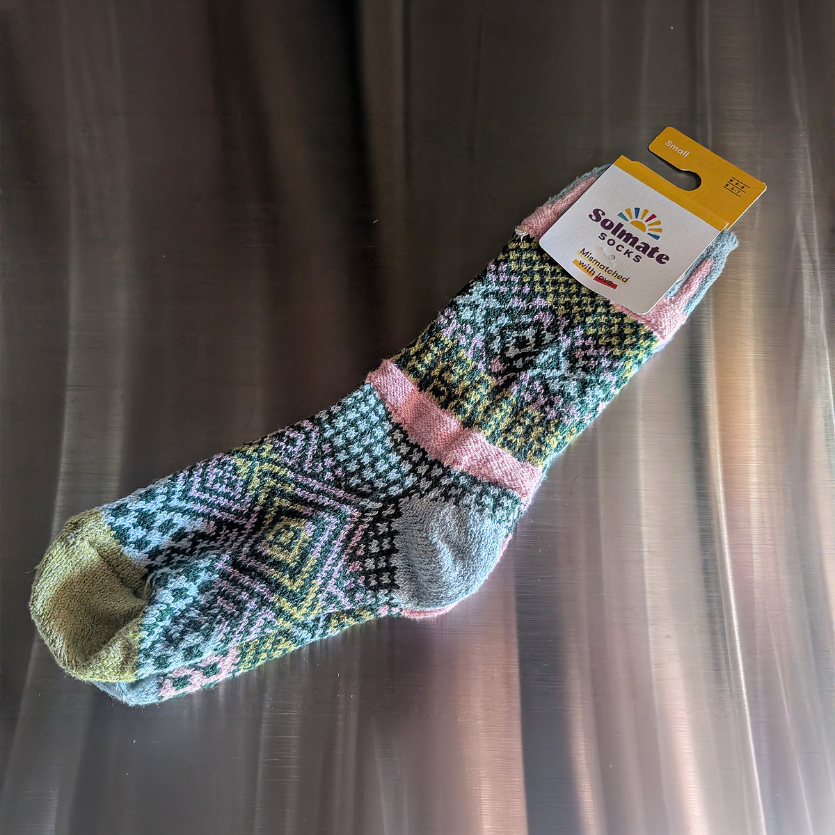Solmate Socks クルーソックス LILAC S 22～25cm