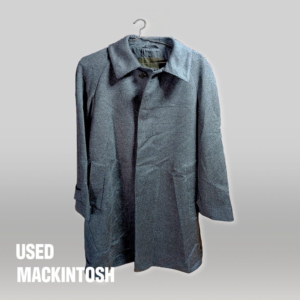 MACKINTOSH LONDON（マッキントッシュ ロンドン） ウールステンカラーコート チャコールグレー
