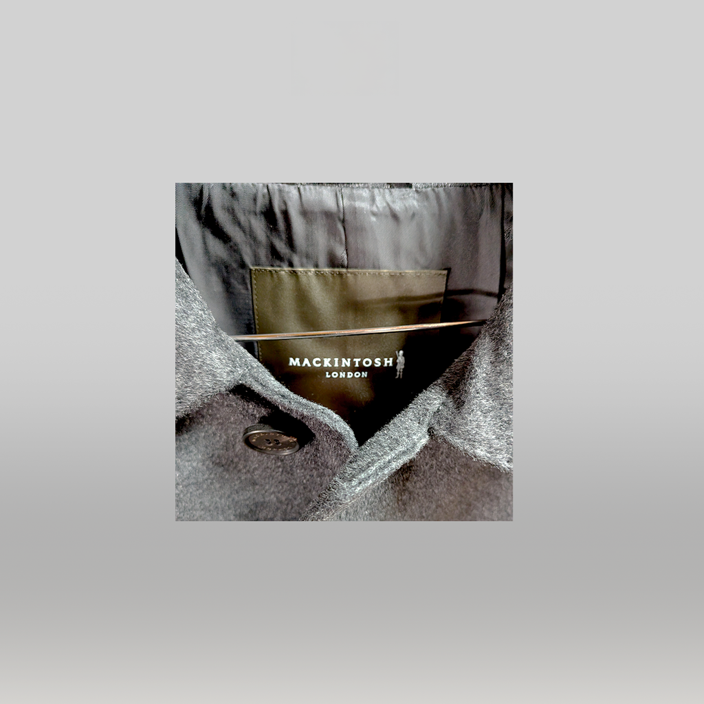 MACKINTOSH LONDON（マッキントッシュ ロンドン） ウールステンカラーコート チャコールグレー