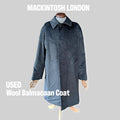 MACKINTOSH LONDON Wool Balmacaan Coat / Charcoal / Size 38 - ALBUM RICE