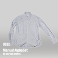 Manual Alphabet ボタンダウンシャツ（Light Blue / USED） - ALBUM RICE