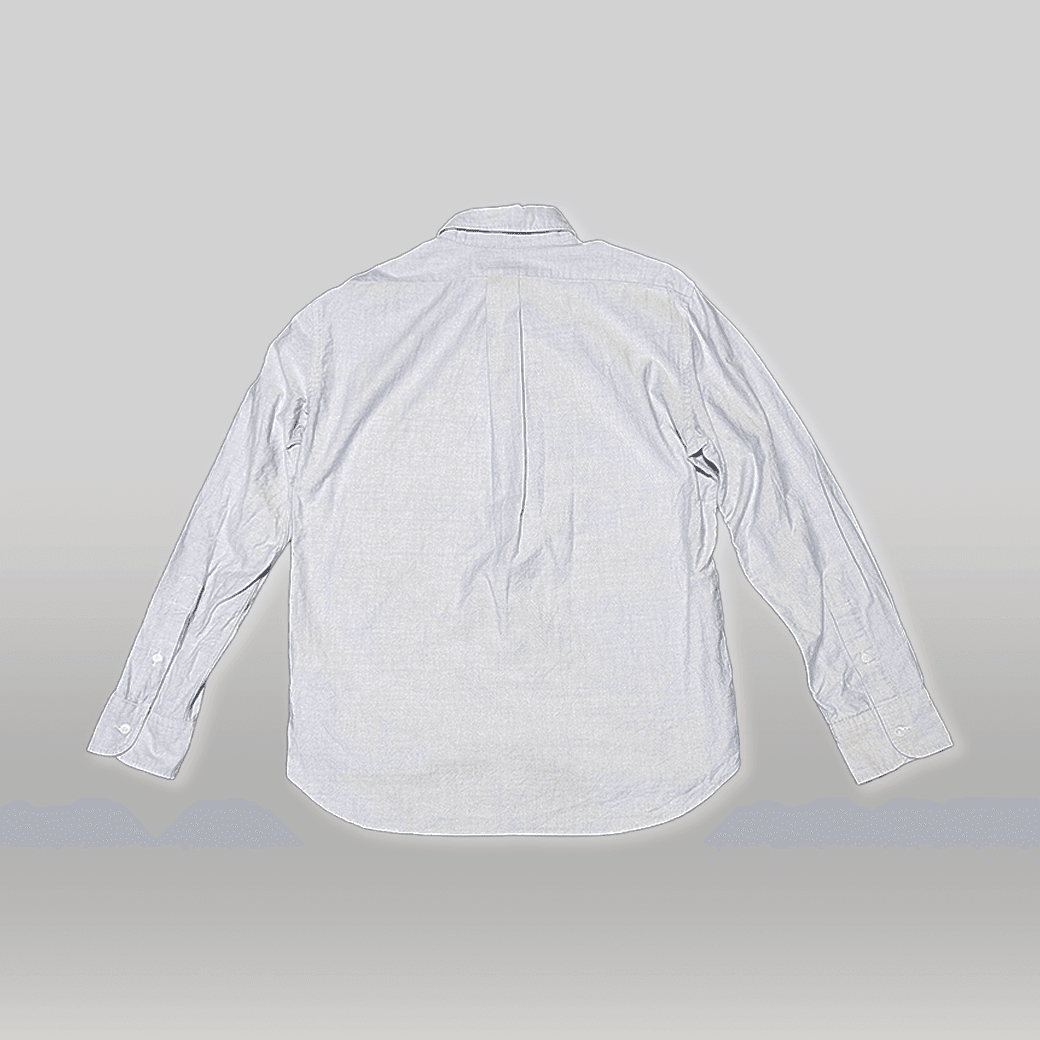Manual Alphabet ボタンダウンシャツ（Light Blue / USED） - ALBUM RICE