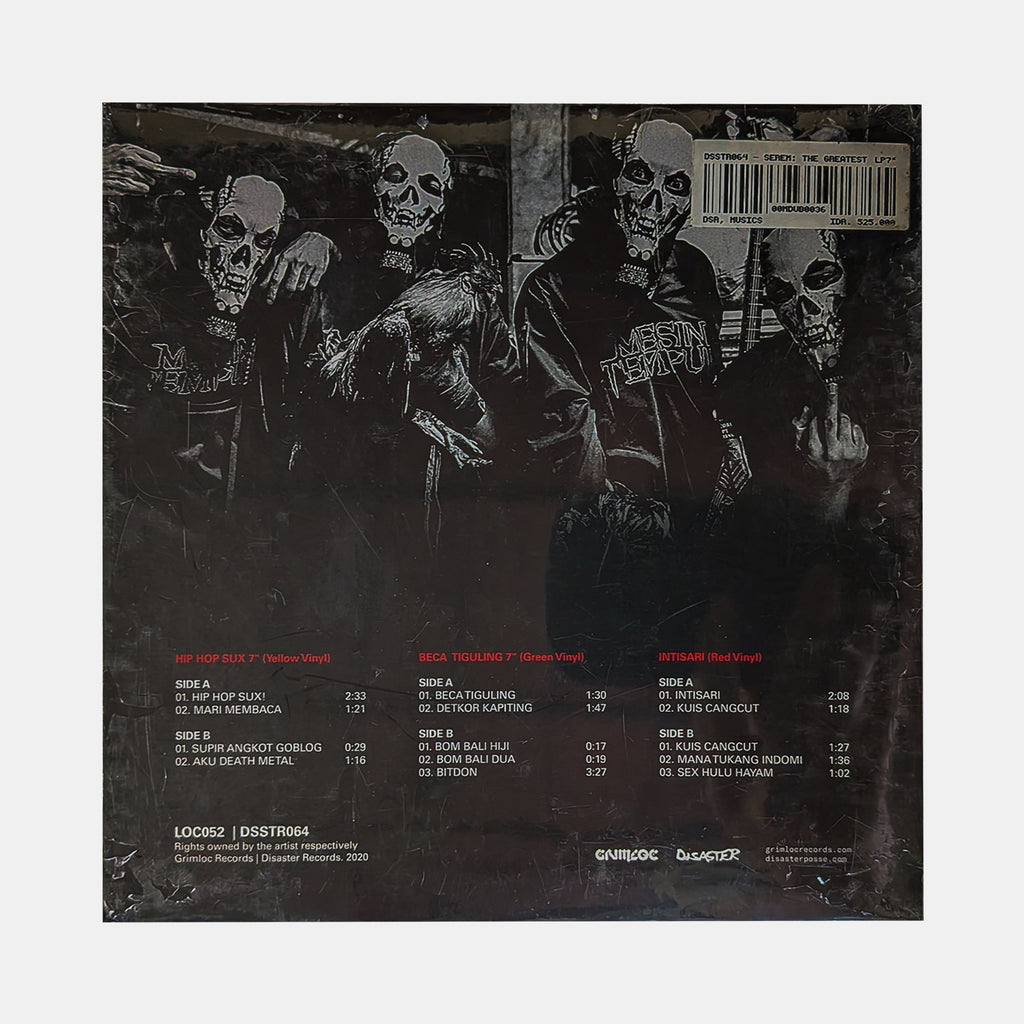 MESIN TEMPUR – SEREM: THE GREATEST GRIND 3×7″ BOX SET