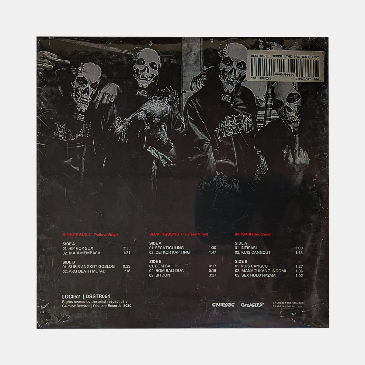 MESIN TEMPUR – SEREM: THE GREATEST GRIND 3×7″ BOX SET