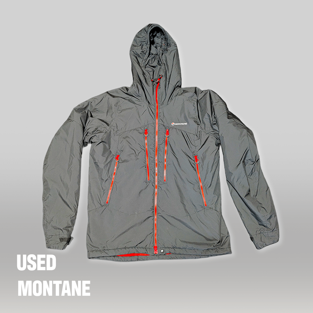 MONTANE Jacket／ブラック × レッドライニング アウター - ALBUM RICEアウター