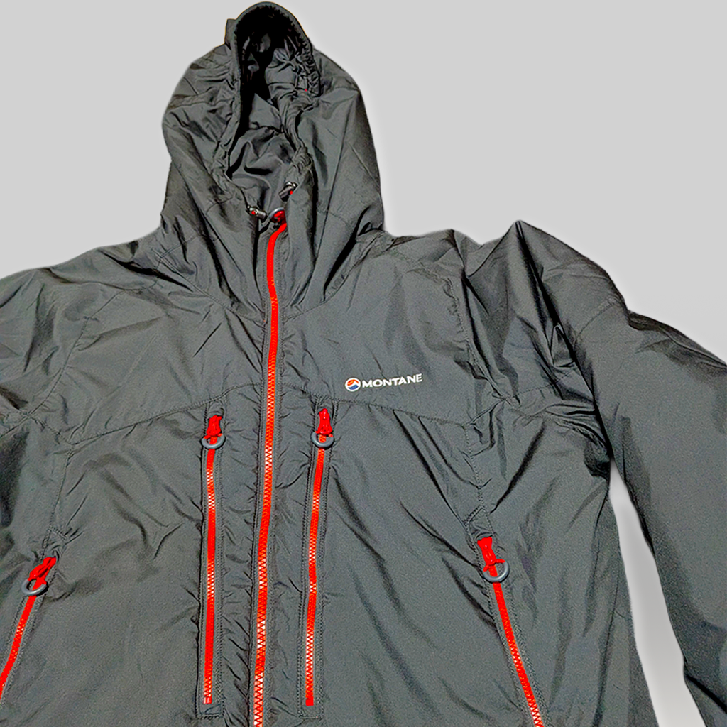 MONTANE Jacket／ブラック × レッドライニング