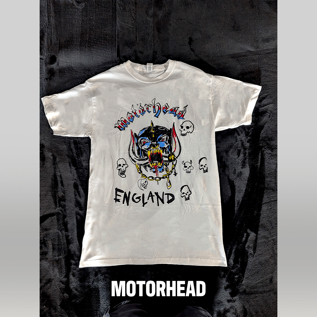MOTORHEAD T-SHIRTS - ALBUM RICE