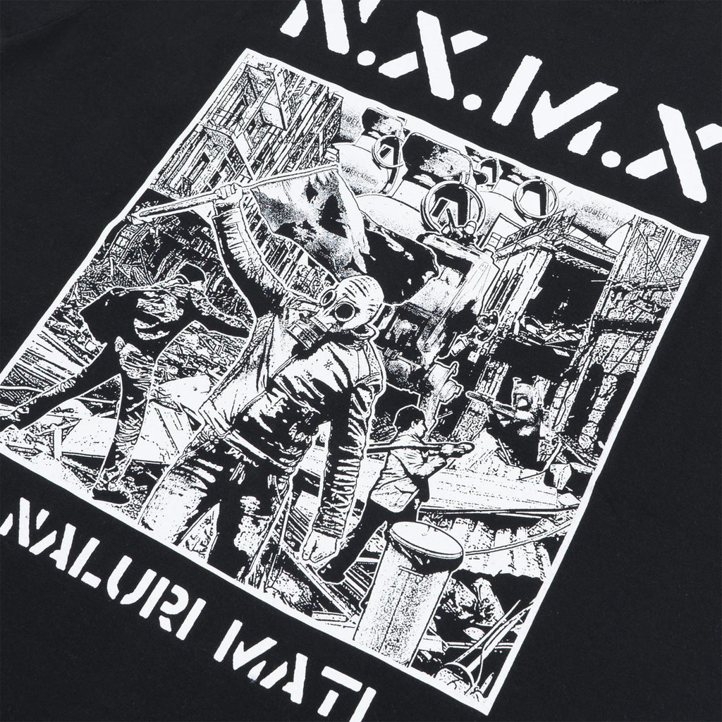 NALURI MATI（NXMX）グラフィックTシャツ｜ブラック T-SHIRTS - ALBUM RICET-SHIRTS