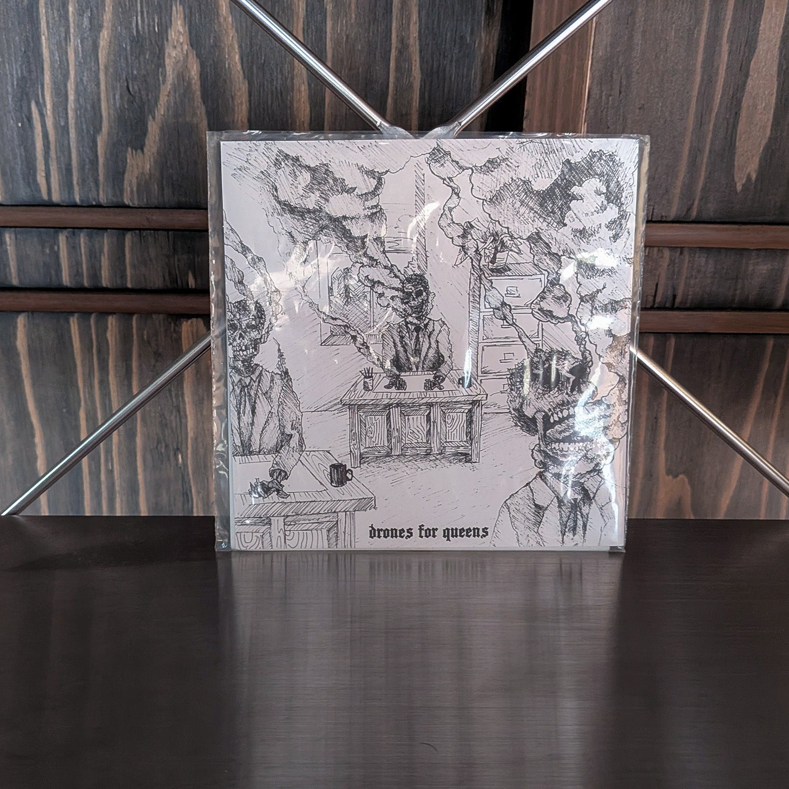 難アリ。レア！JAN ALLAN QUARTET スウェーデン盤 EP OCCULT 45 / DRONES FOR QUEENS - Split 7