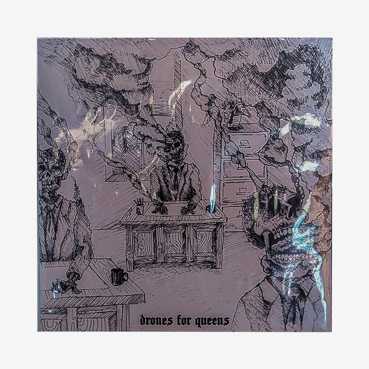 OCCULT 45 / DRONES FOR QUEENS - Split 7" EP (Limited Red Vinyl) 商品画像 2