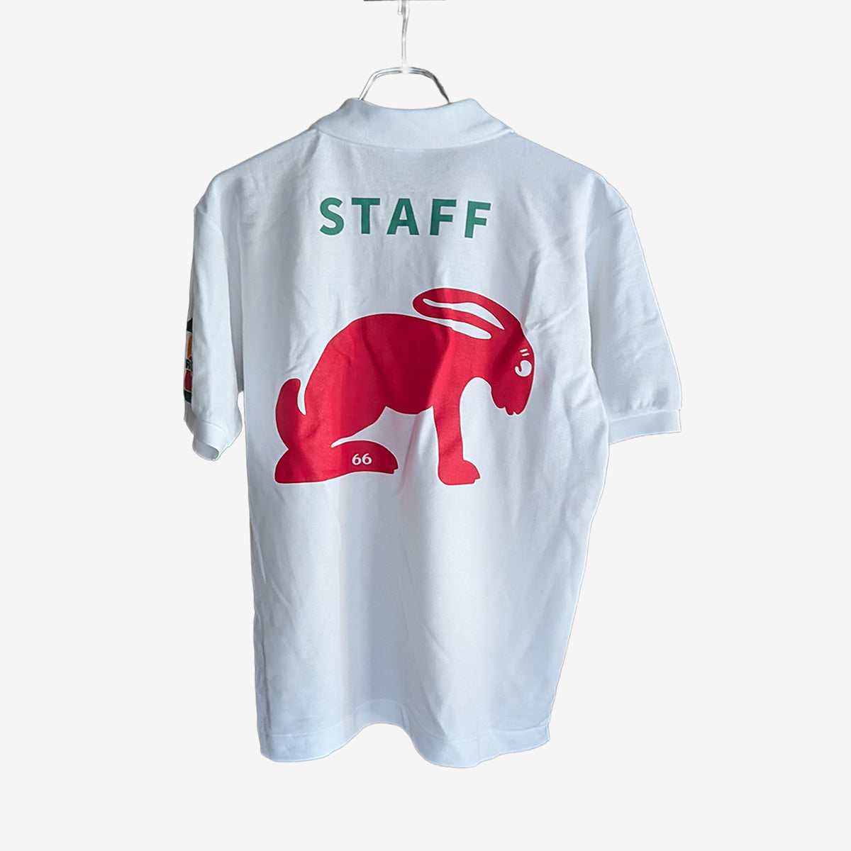 ROKUROKU “DO SUMMER WARY GO!!” POLO SHIRT / WHITE