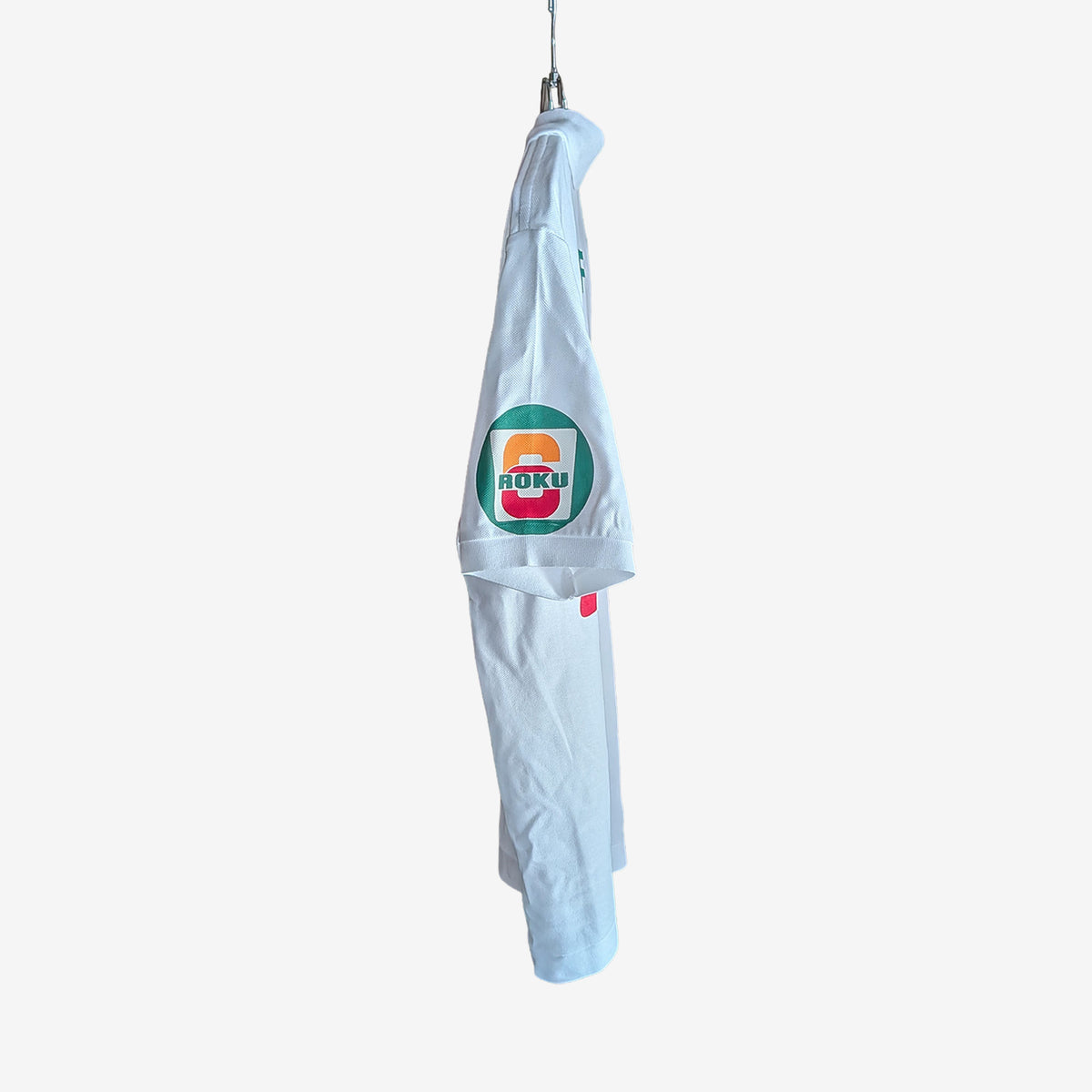 ROKUROKU “DO SUMMER WARY GO!!” POLO SHIRT / WHITE