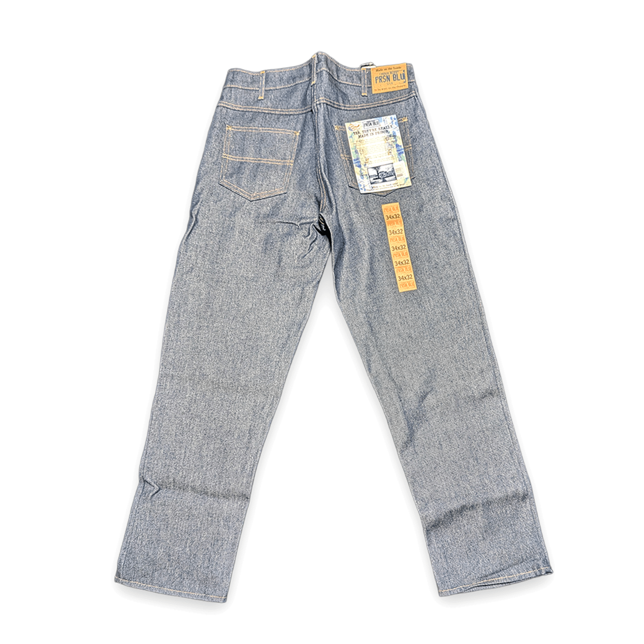 PRISON BLUES Rigid Blue Relaxed Fit Jeans / USA製 パンツ - ALBUM RICEパンツ