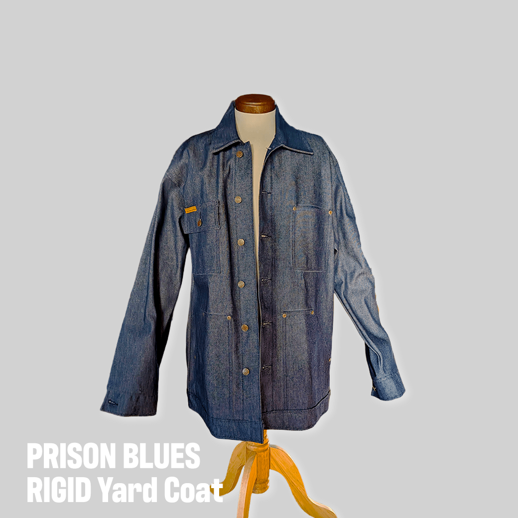 Prison Blues – Rigid Yard Coat / リジッドデニムワークコート アウター - ALBUM RICEアウター