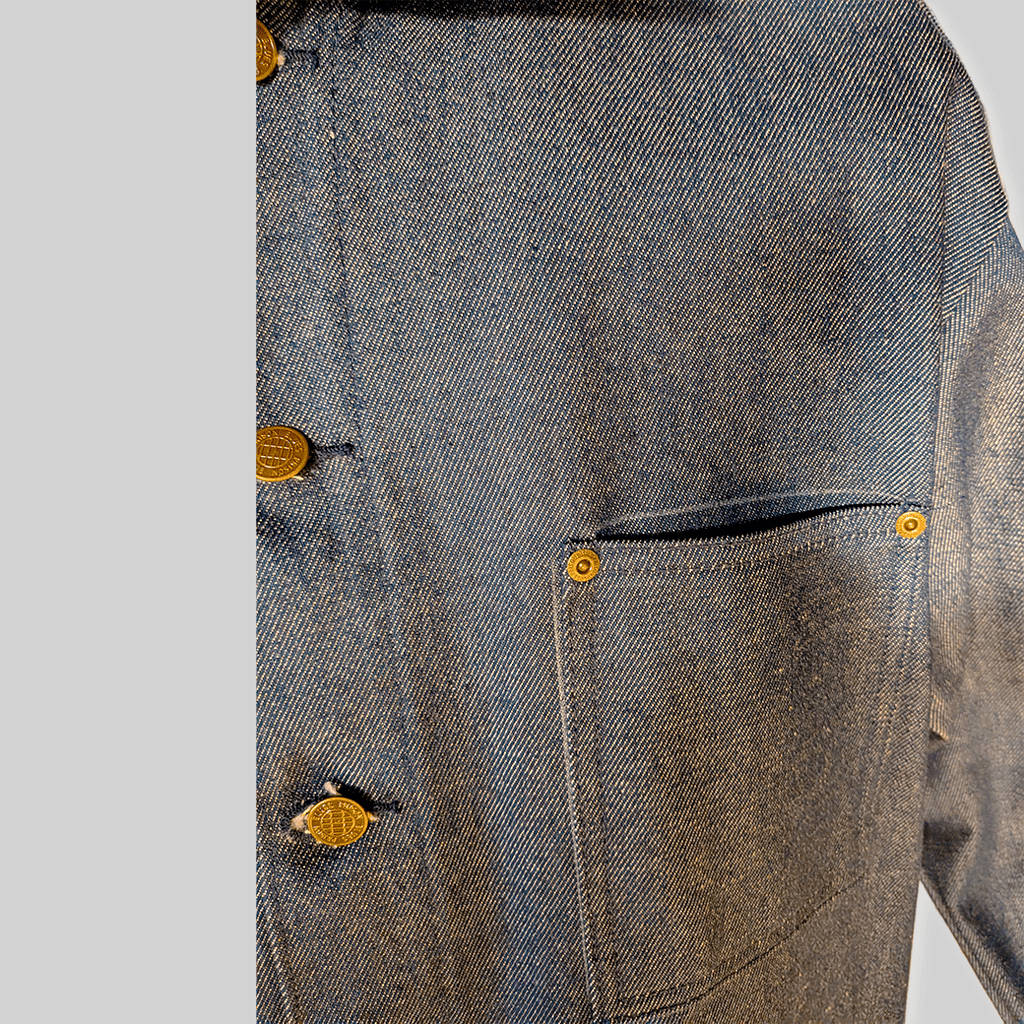 Prison Blues – Rigid Yard Coat / リジッドデニムワークコート 商品画像 7