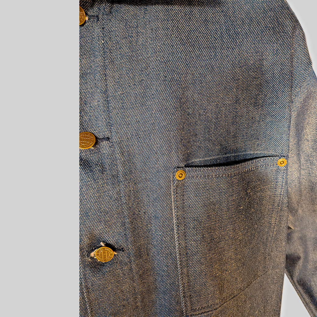 Prison Blues – Rigid Yard Coat / リジッドデニムワークコート 商品画像 7