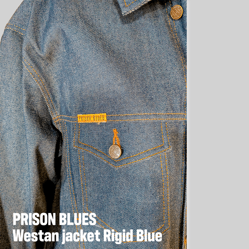 prison blues Westan jacket Rigid Blue 商品画像 2