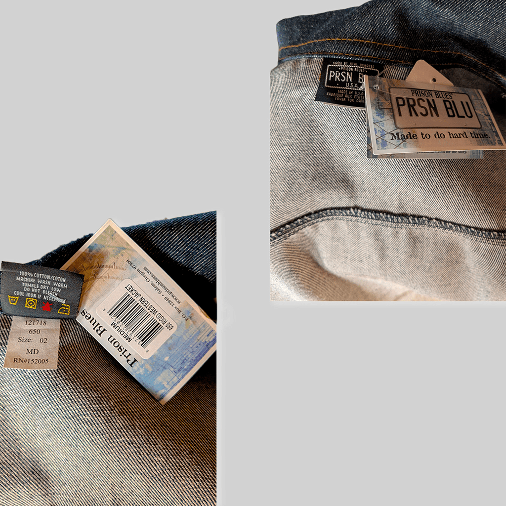 prison blues Westan jacket Rigid Blue 商品画像 4