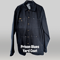 Prison Blues Yard Coat / Black / MEDIUM / USA Work Style - ALBUM RICE