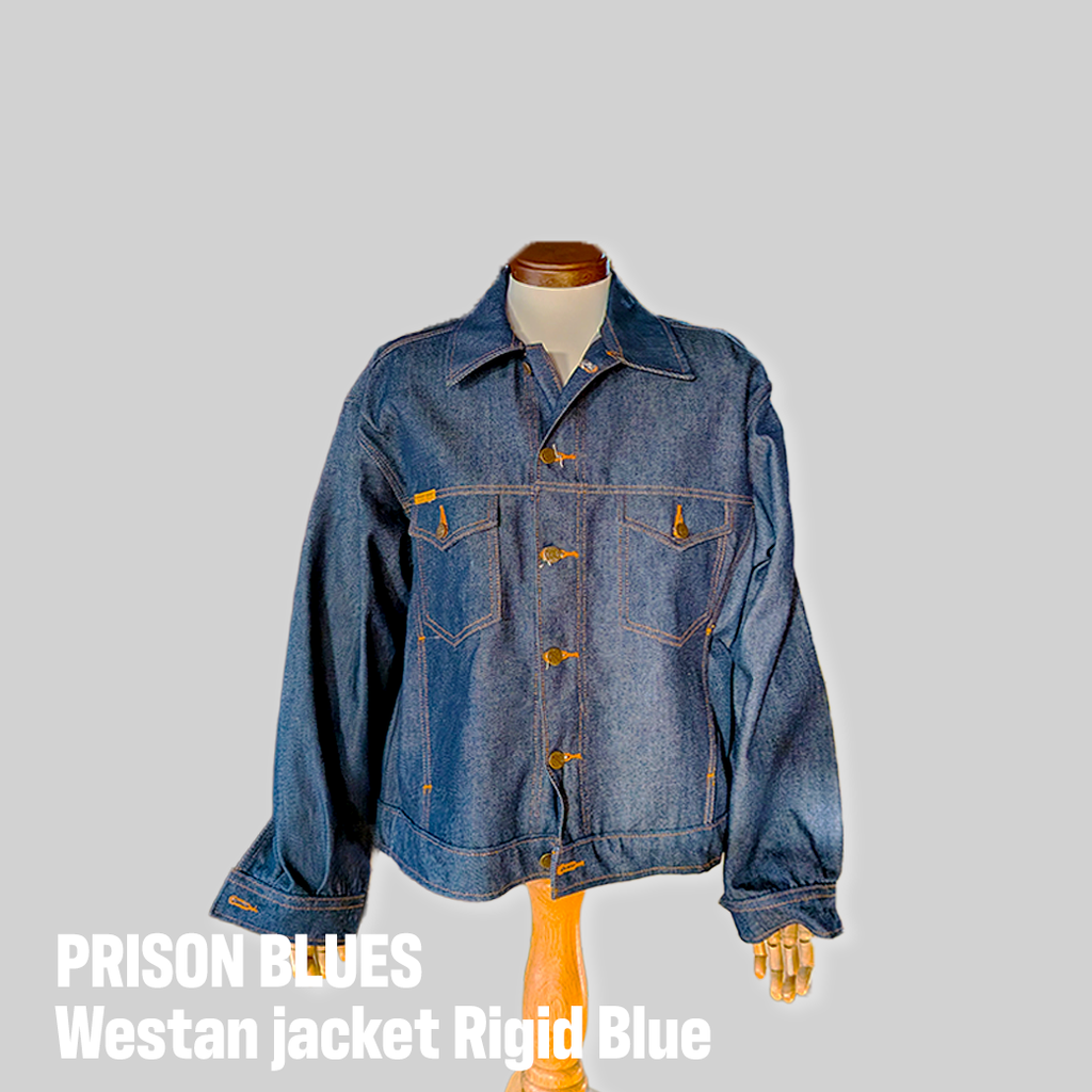 prison blues Westan jacket Rigid Blue