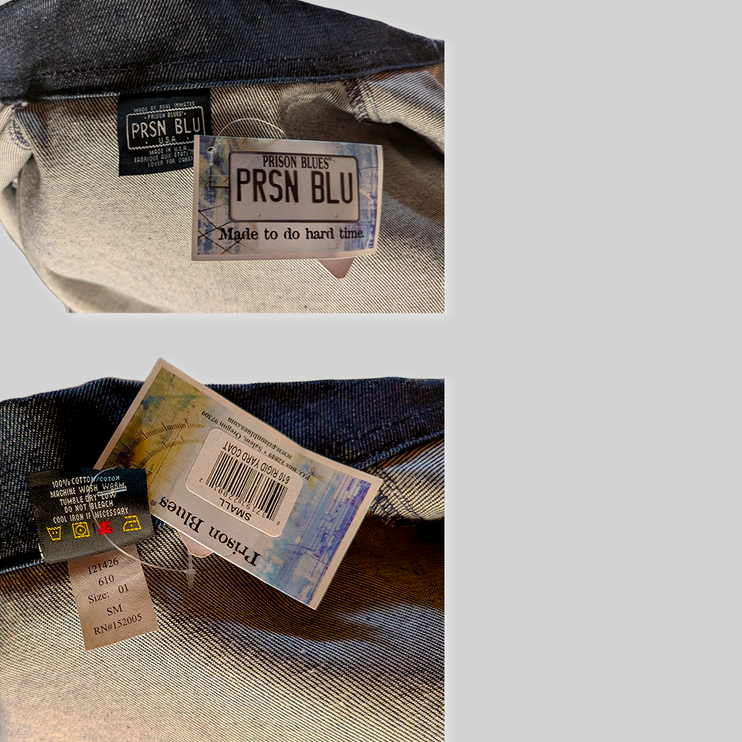 Prison Blues – Rigid Yard Coat / リジッドデニムワークコート