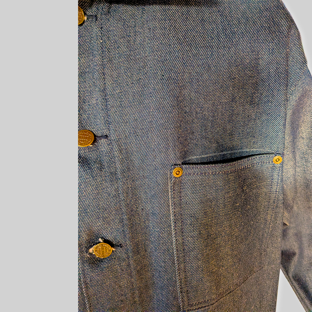 Prison Blues – Rigid Yard Coat / リジッドデニムワークコート