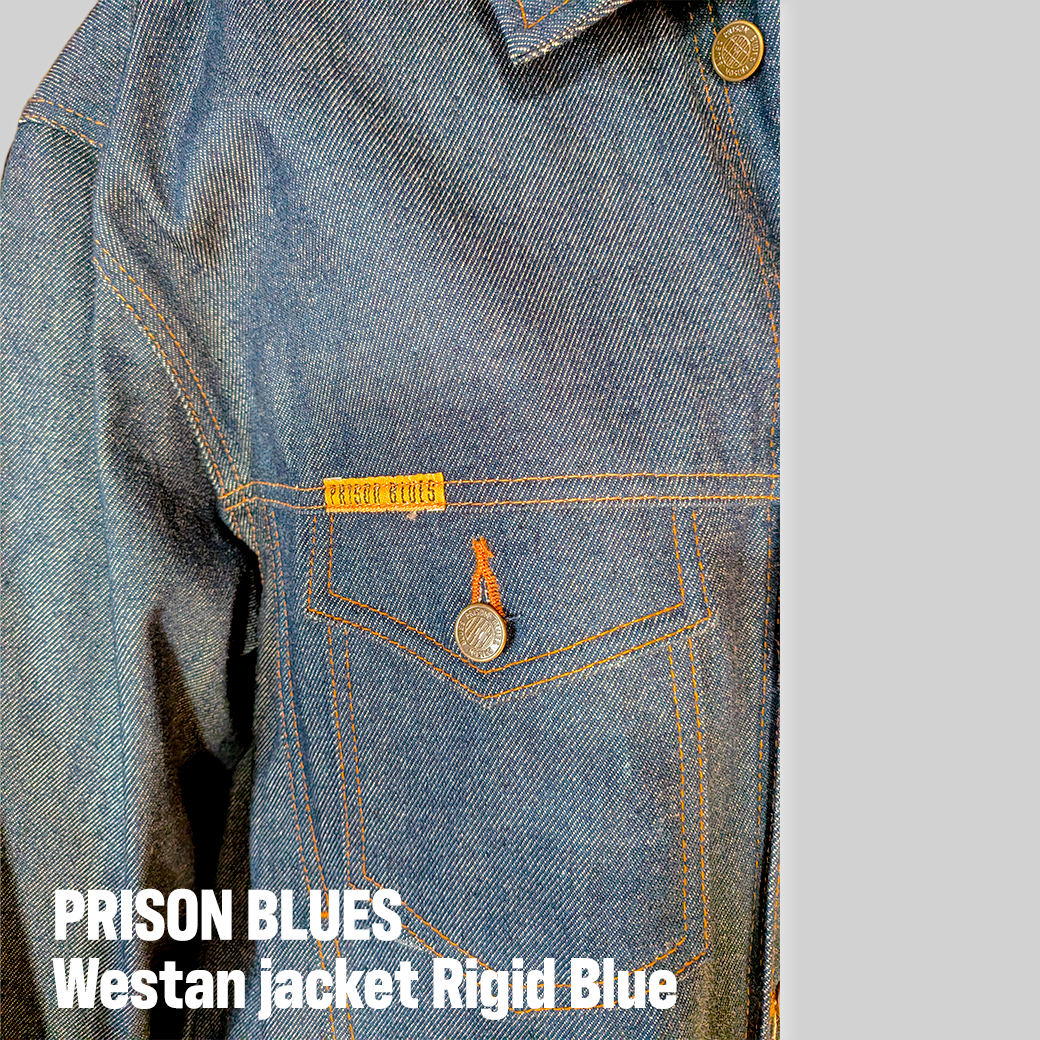 prison blues Westan jacket Rigid Blue