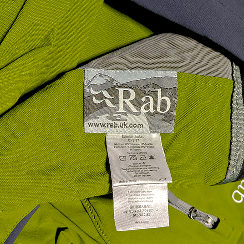 Rab（ラブ） Exodus Jacket（エクソダス ジャケット）／グリーン × チャコールグレー - ALBUM RICE