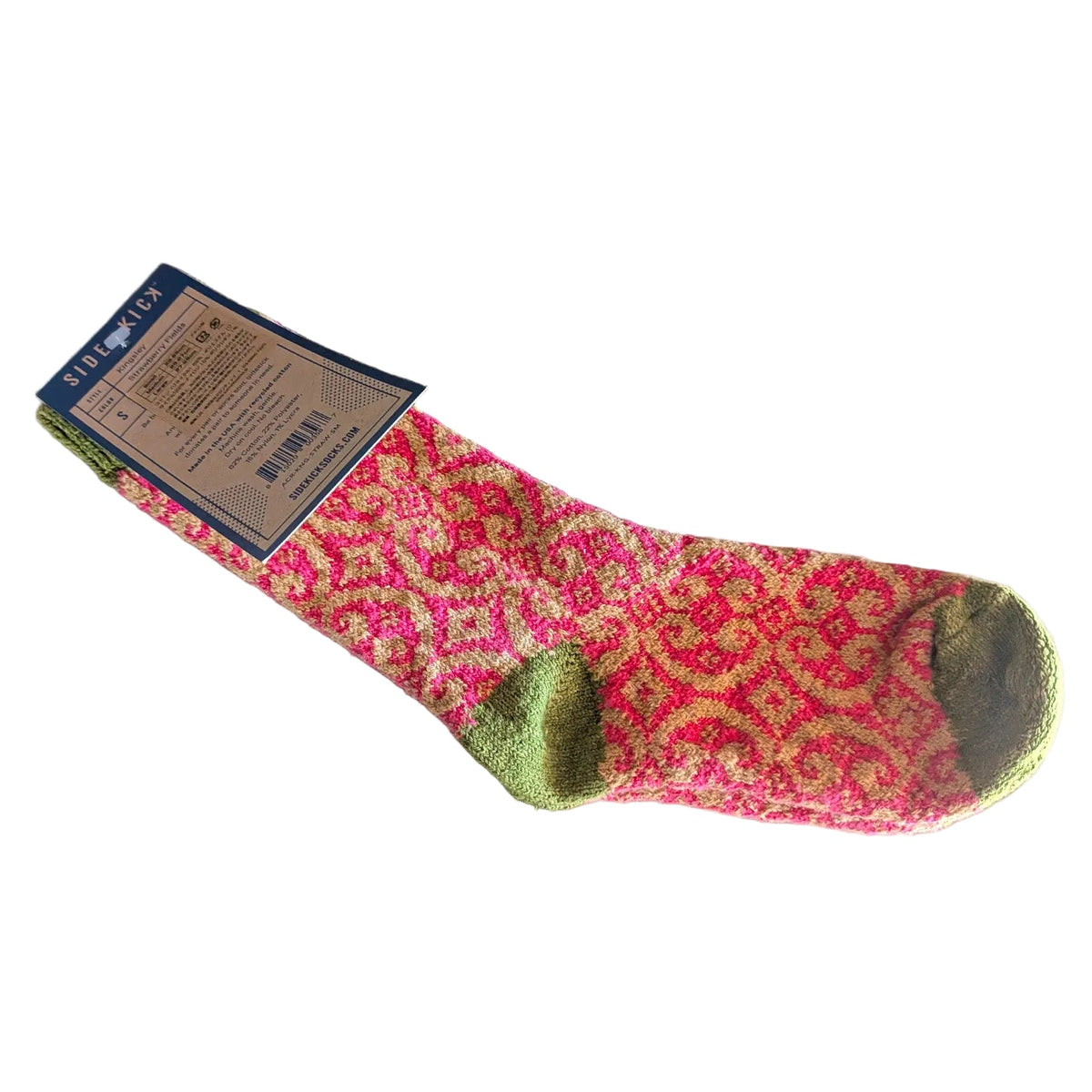 Sidekick Socks KINGSLEY Strawberry Fields S 22～25cm ソックス