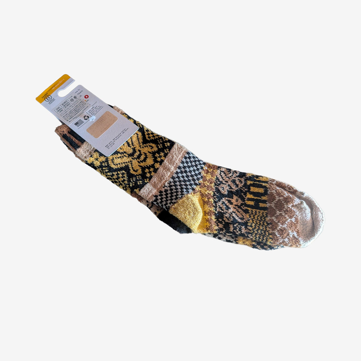 Solmate Socks クルーソックス HONEY BEE S 22～25cm