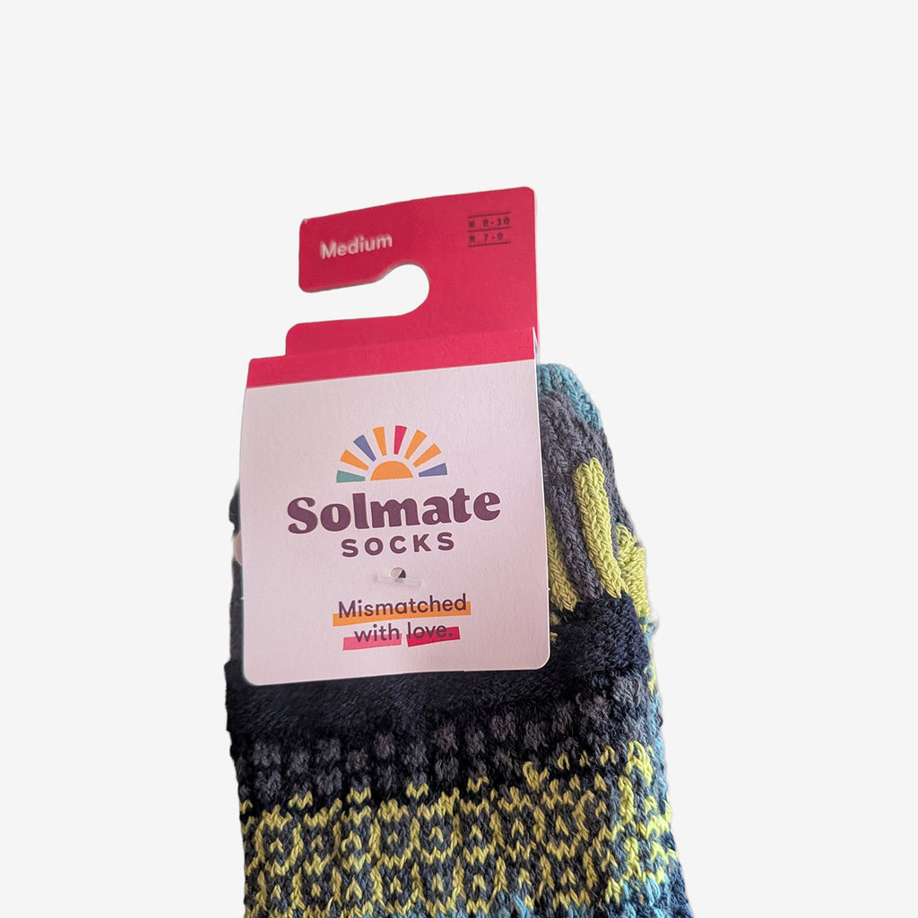 Solmate Socks クルーソックス LEMONGRASS M 25～27cm