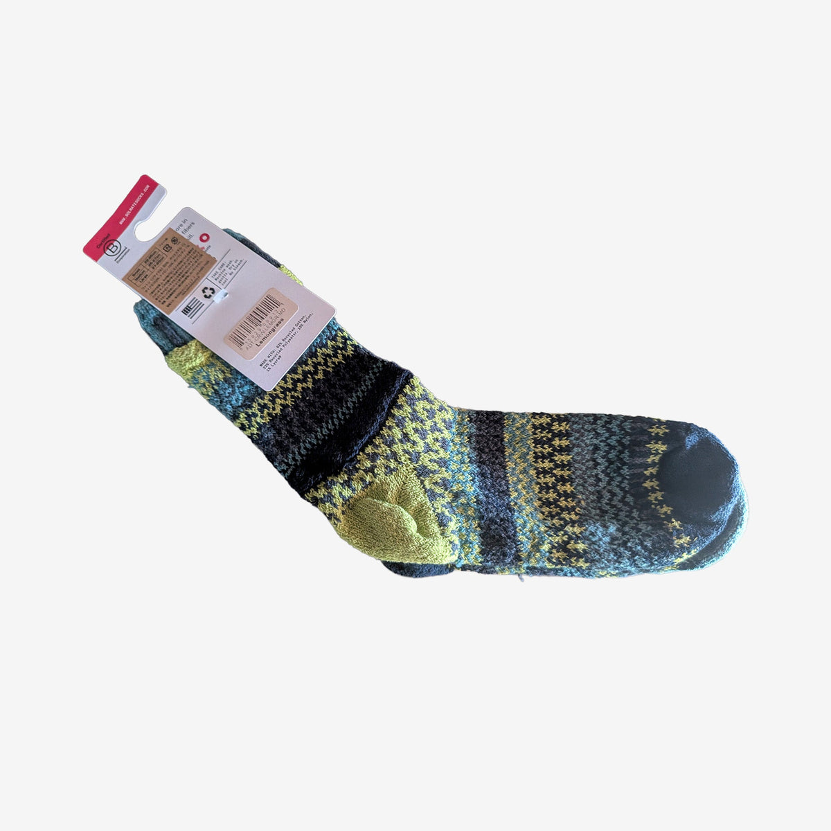 Solmate Socks クルーソックス LEMONGRASS M 25～27cm