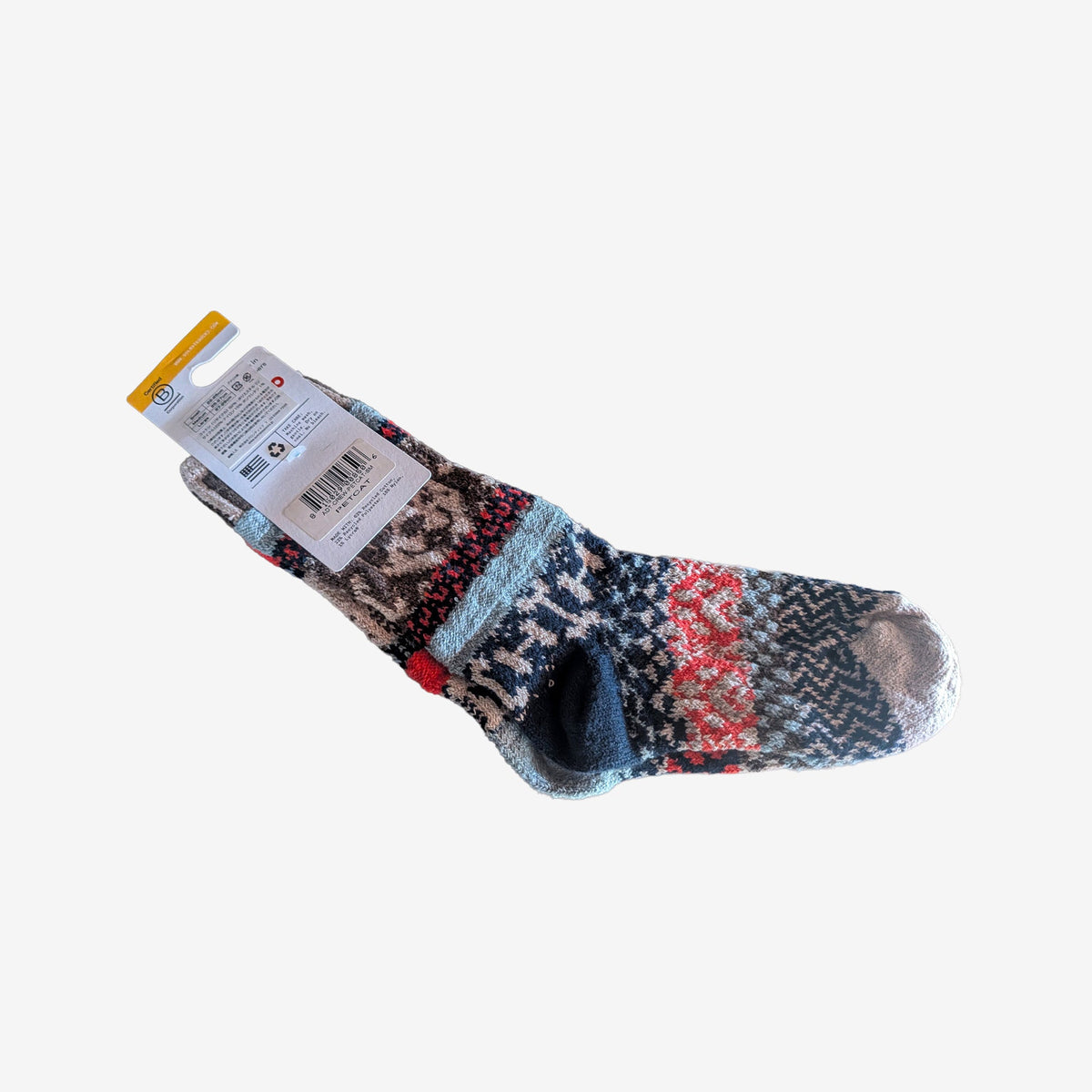 Solmate Socks クルーソックス PETCAT S 22～25cm