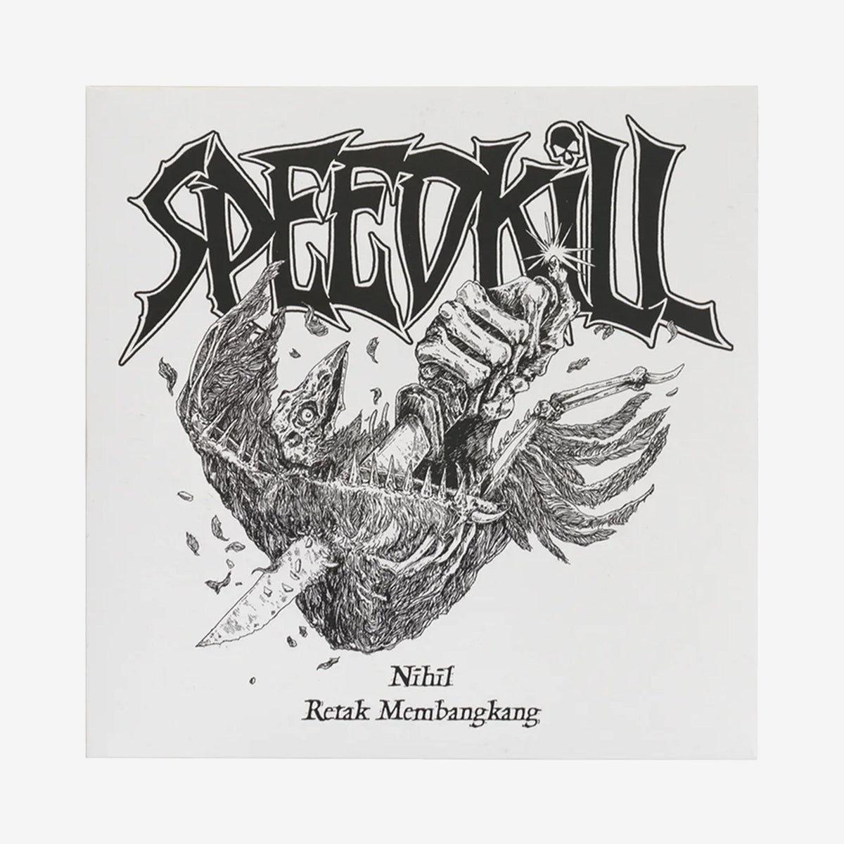 SPEEDKILL – Nihil / Retak Membangkang 7″ レコード - ALBUM RICEレコード