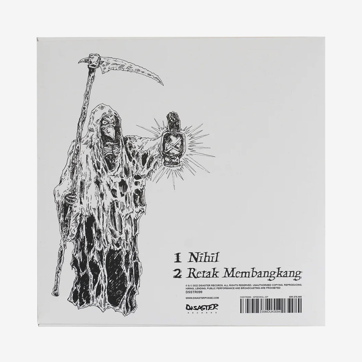 SPEEDKILL – Nihil / Retak Membangkang 7″ レコード - ALBUM RICEレコード