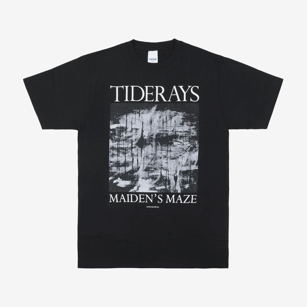 TIDERAYS「MAIDEN」グラフィックTシャツ｜ブラック T-SHIRTS - ALBUM RICET-SHIRTS
