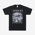 TIDERAYS「MAIDEN」グラフィックTシャツ｜ブラック T-SHIRTS - ALBUM RICET-SHIRTS