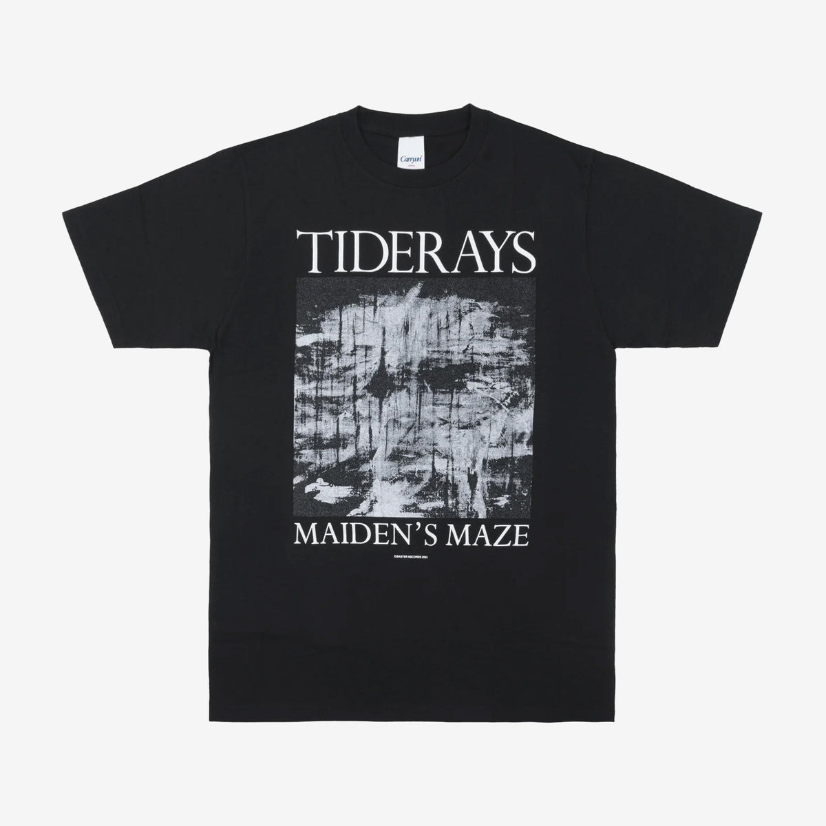 TIDERAYS「MAIDEN」グラフィックTシャツ｜ブラック T-SHIRTS - ALBUM RICET-SHIRTS