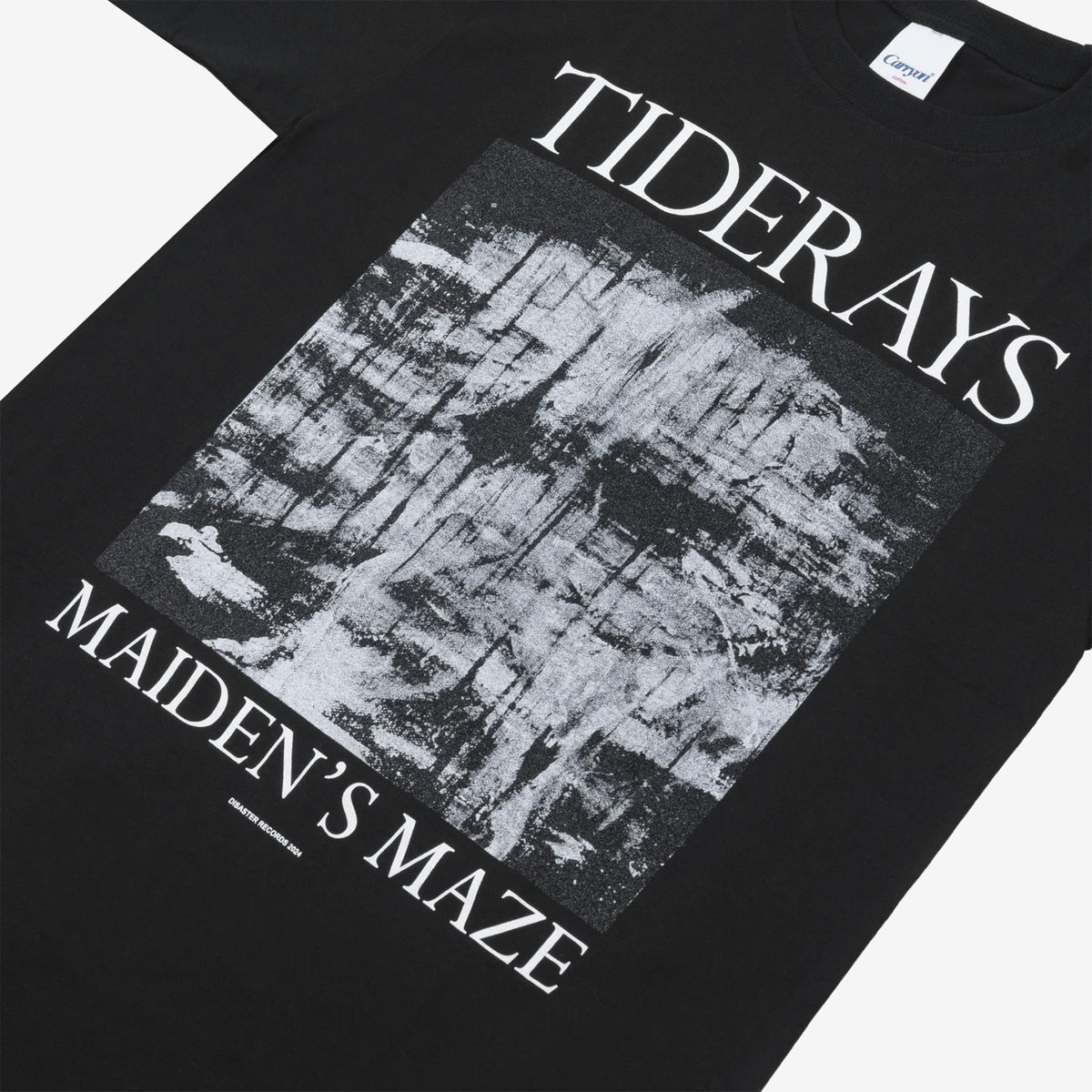 TIDERAYS「MAIDEN」グラフィックTシャツ｜ブラック T-SHIRTS - ALBUM RICET-SHIRTS