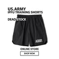 デッドストック 米軍 U.S.ARMY IPFU TRAINING ショーツ パンツ - ALBUM RICEパンツ