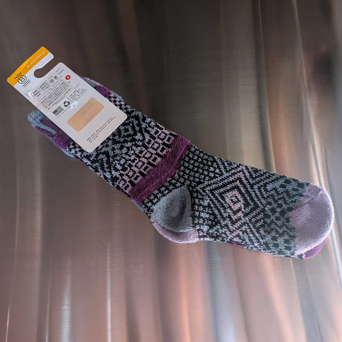 Solmate Socks クルーソックス WISTERIA S 22～25cm