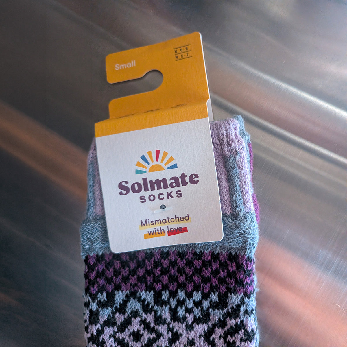 Solmate Socks クルーソックス WISTERIA S 22～25cm