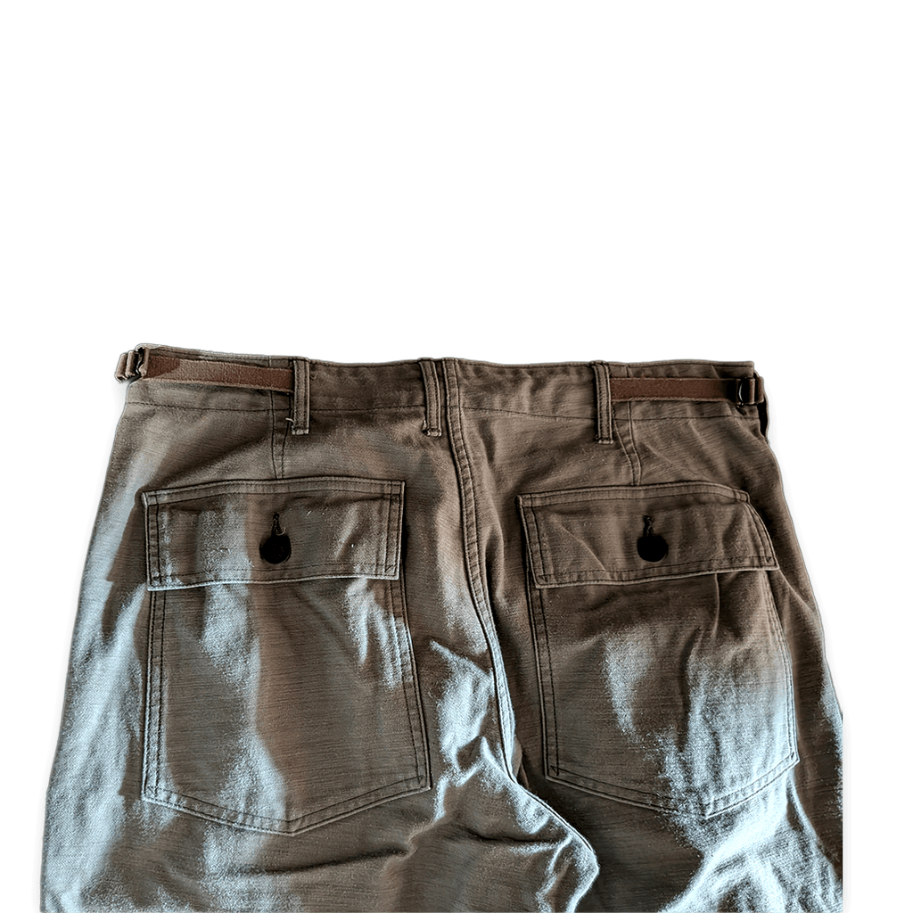 WORKERS Cotton Pants Olive / SMALL SLIM パンツ - ALBUM RICEパンツ