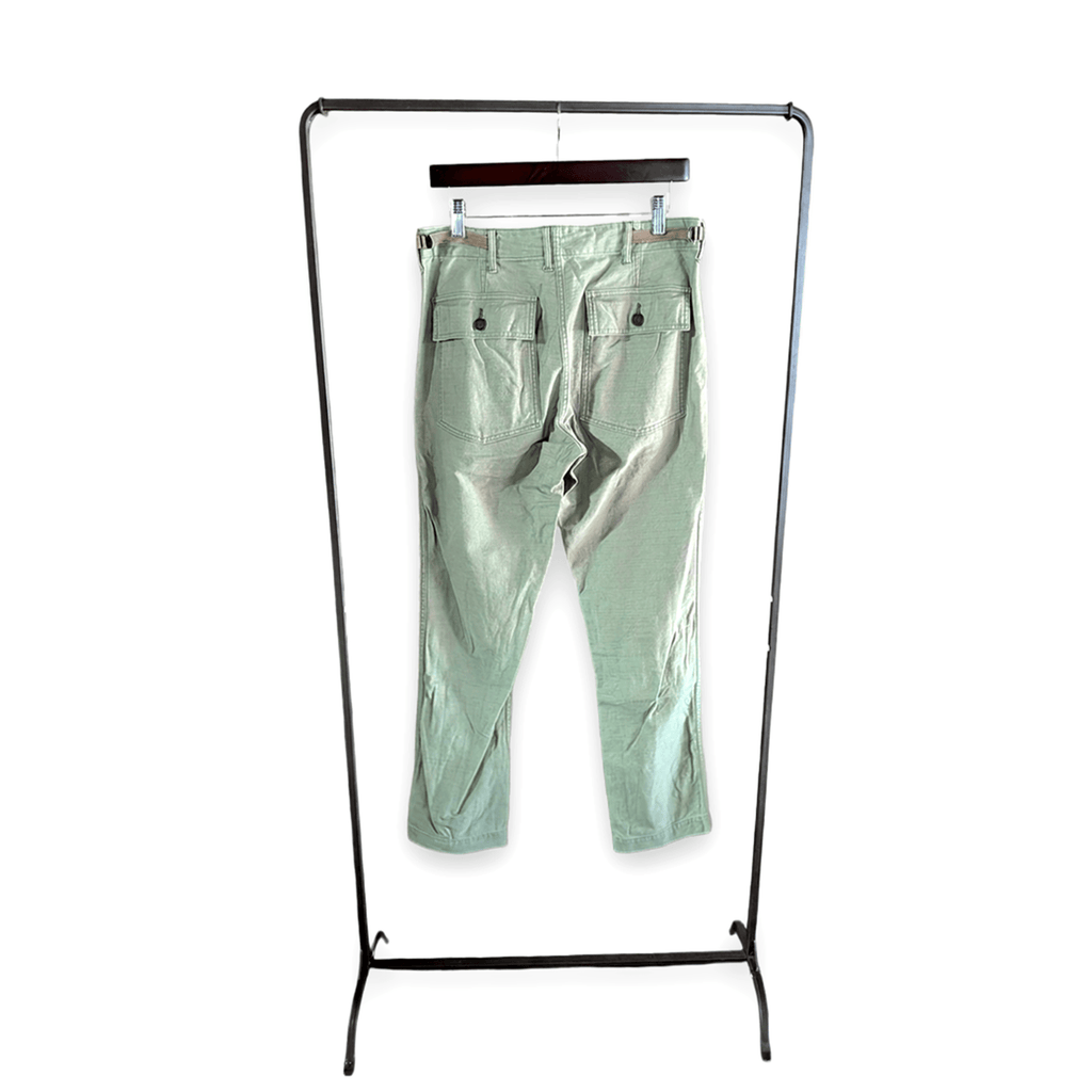 WORKERS Cotton Pants Olive / SMALL SLIM パンツ - ALBUM RICEパンツ