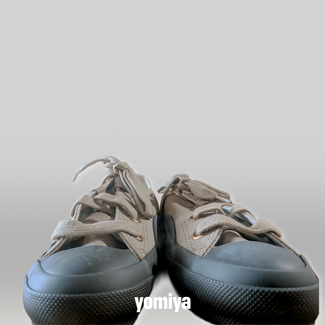 yomiya Canvas Sneaker CANVAS BEIGE / size 22.0cm（EUR36） - ALBUM RICE