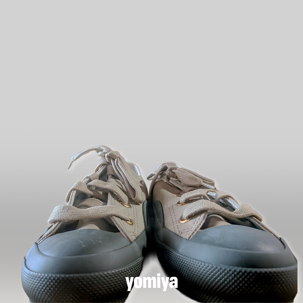 yomiya Canvas Sneaker  CANVAS BEIGE / size 22.0cm（EUR36）