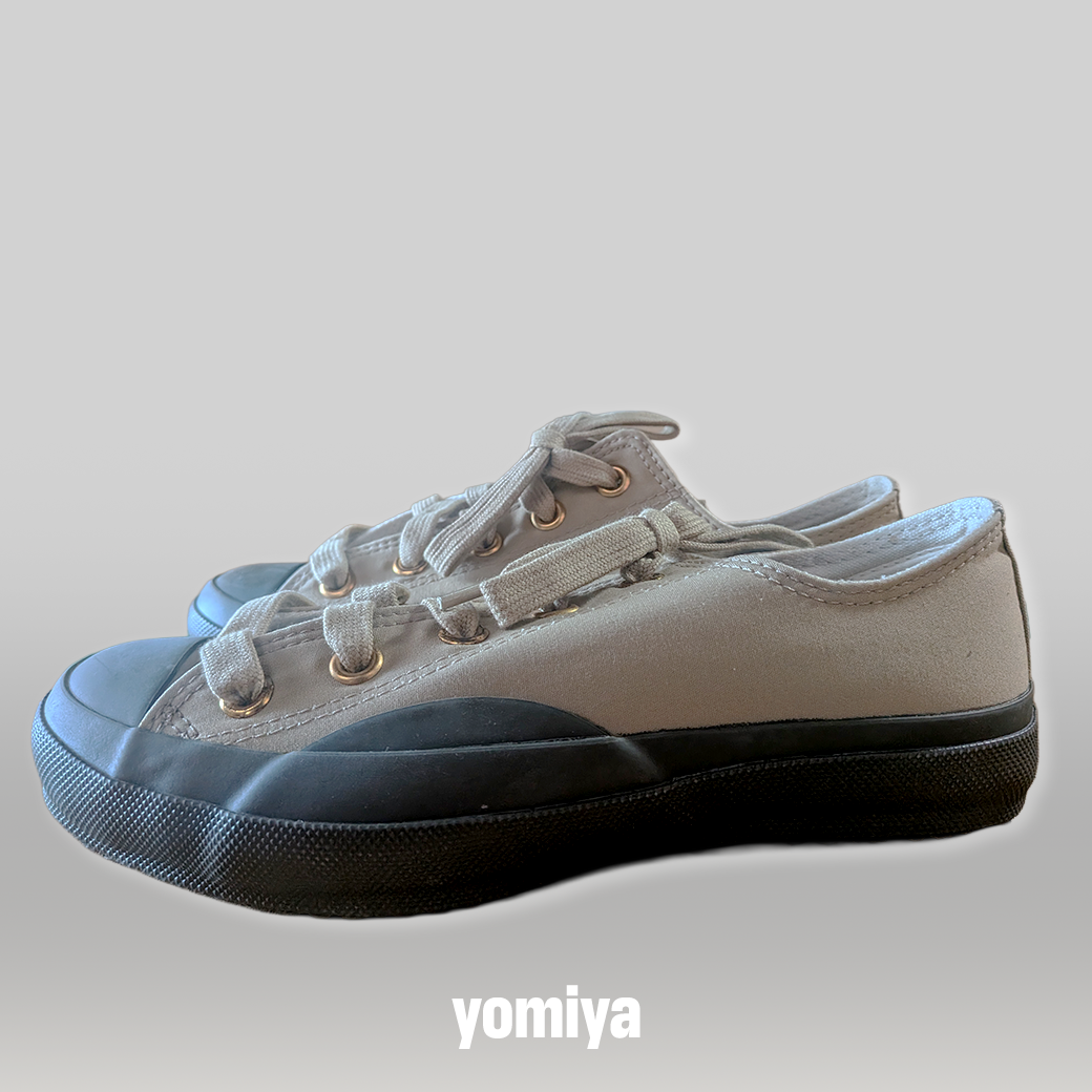 yomiya Canvas Sneaker  CANVAS BEIGE / size 22.0cm（EUR36）